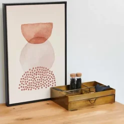 Decora O De Parede-CASA Abstract Decora O De Parede Preto, Branco, Castanho