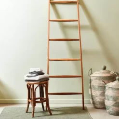 Estantes De Parede-CASA Acacia Escadote Natural