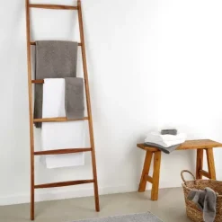 Estantes De Parede-CASA Acacia Escadote Natural