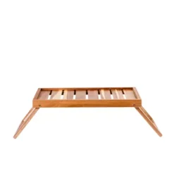 Bandejas-CASA Acacia Mesa De Cama Natural