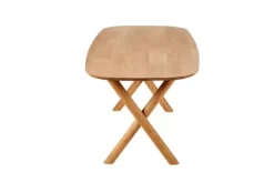 Mesas De Jantar-CASA Acacia Mesa De Jantar Com Pernas Em X