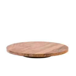 Pratos Para Servir-CASA Acacia Prato Girat Rio Natural