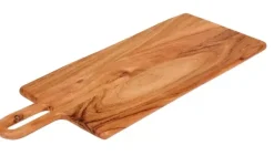 Pratos Para Servir-CASA Acacia Style Prancha Para Servir E Cortar Natural