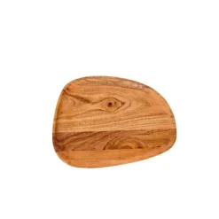 Pratos Para Servir-CASA Acacia Style Prato Natural