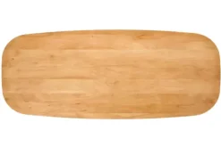 Mesas De Jantar-CASA Acacia Tampo Arredondado Natural