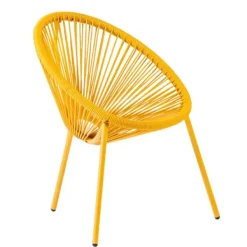 Kids-CASA Acapulco Cadeira Para Crian As Amarelo