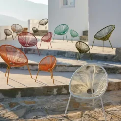 Kids-CASA Acapulco Cadeira Para Crian As Amarelo