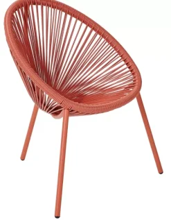 Kids-CASA Acapulco Cadeira Para Crian As Terracota Vermelho