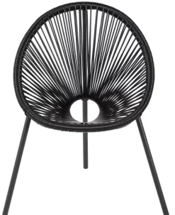 Kids-CASA Acapulco Cadeira Para Crian As Preto