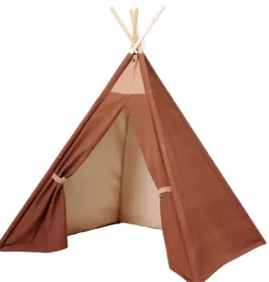 Móveis Para Criancas-CASA Adventure Tenda De Brincar Castanho