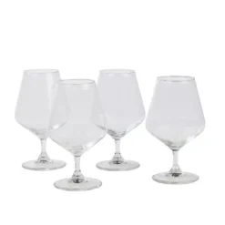 Copos Cocktail-CASA After Dinner Copo Para Conhaque Conjunto De 4 Transparente