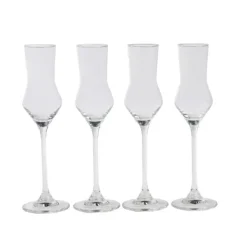 Copos Cocktail-CASA After Dinner Copo Para Grappa Conjunto De 4 Transparente