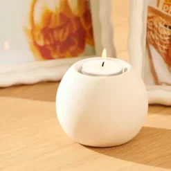 Suportes Para Velas Para Lamparinas-CASA Alba Porta-Vela Para Lamparina Branco