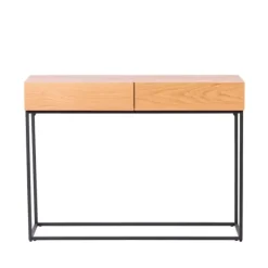 Consolas-CASA Alma Consola Preto, Natural