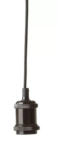 Candeeiros Pendentes-CASA Alu Candeeiro De Teto Preto, Metal