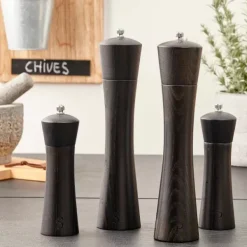 Instrumentos De Cozinha-CASA Ash Moinho De Sal Preto