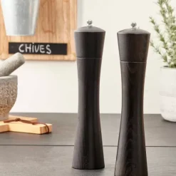 Instrumentos De Cozinha-CASA Ash Moinho De Sal Preto