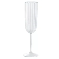 Copos Para Champanhe-CASA Aura Flute Transparente