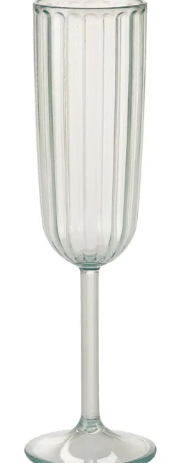Copos Para Champanhe-CASA Aura Green Flute Verde