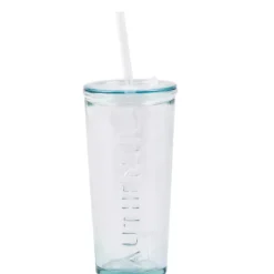 Copos Com Palha-CASA Authentic Copo Com Palha Transparente