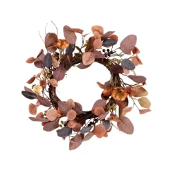 Decora O Para Pendurar-CASA Autumn Coroa De Folhas Castanho