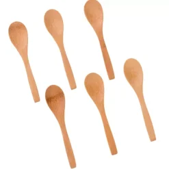 Conjuntos-CASA Bamboo Colheres Conjunto De 6 Natural