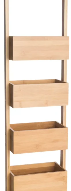 Estantes De Parede-CASA Bamboo Estante Arrumação Xl Natural