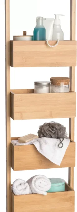 Estantes De Parede-CASA Bamboo Estante Arrumação Xl Natural