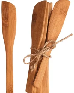 Facas Para Cortar-CASA Bamboo Facas Tapas Conjunto De 6 Natural