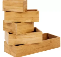 Cestos-Gaveta-CASA Bamboo Organizador De Gaveta Natural