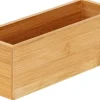 Acessórios De Cozinha-CASA Bamboo Organizador De Gaveta Natural
