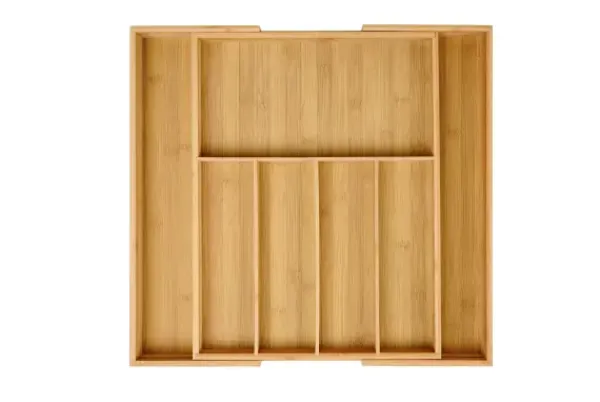Cestos-Gaveta-CASA Bamboo Organizador Gaveta Extens Vel Natural
