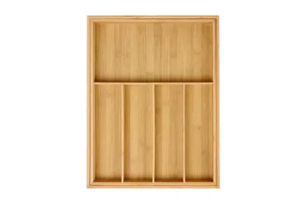 Cestos-Gaveta-CASA Bamboo Organizador Gaveta Extens Vel Natural