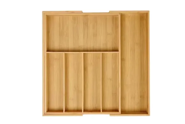 Cestos-Gaveta-CASA Bamboo Organizador Gaveta Extens Vel Natural