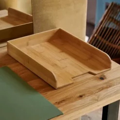 Porta-Cartas-CASA Bamboo Porta-Cartas Natural