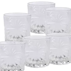 Copos Para Beber-CASA Bar Copos Conjunto De 6 Transparente