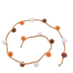 Grinaldas Com Luzes-CASA Basil Grinalda Iluminada Diversas Cores, Branco, Castanho, Terracota