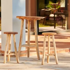 Bancos De Bar-CASA Batang Banco De Bar Natural