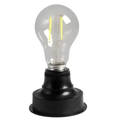 Grinaldas Com Luzes-CASA Bati L Mpada Pilha E27 Transparente