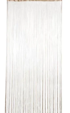 Cortinas-CASA Beige Cortina De Franjas Bege