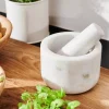 Instrumentos De Cozinha-CASA Beige Granite Almofariz Com Pil O Bege