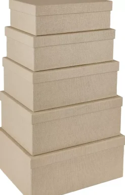 Caixas De Arrumação-CASA Bigso Caixa De Arrumação L Natural