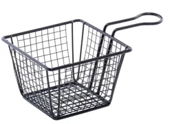 Aperitivo E Tapas-CASA Black Cesto Para Servir Preto