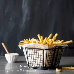 Aperitivo E Tapas-CASA Black Cesto Para Servir Preto