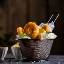 Aperitivo E Tapas-CASA Black Cesto Para Servir Preto