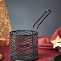 Aperitivo E Tapas-CASA Black Cesto Para Servir Preto