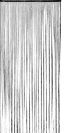 Cortinas-CASA Black Cortina De Franjas Preto