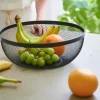 Acessórios De Cozinha-CASA Black Lunar Cesto Para Fruta Preto