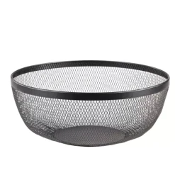 Acessórios De Cozinha-CASA Black Lunar Cesto Para Fruta Preto
