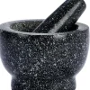 Espremedores-CASA Black Stone Almofariz Com Pil O Preto